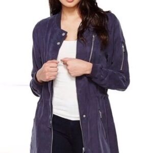 Blank NYC Navy Bomber Jacket